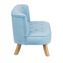 Kindersofa hellblau