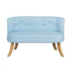 Kindersofa hellblau