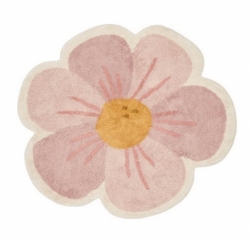 Little Dutch Teppich Blume rosa 110cm