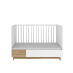 Babybett Nomi wei-natur 70x140 inkl. Schublade