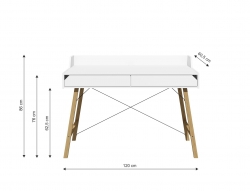 Kinderschreibtisch Lotta Snow