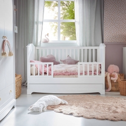 Babybett Royal timeless wei 70x140 umbaubar