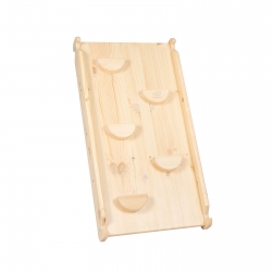 Kletterdreieck + Rutsche-Kletterwand Set Holz