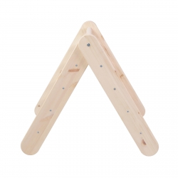 Kletterdreieck + Rutsche-Kletterwand Set Holz