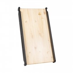 Kletterdreieck + Rutsche-Kletterwand Set Holz schwarz