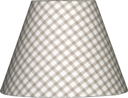Lampenschirm Karo beige