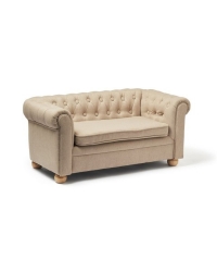 Chesterfield Kindersofa klein beige