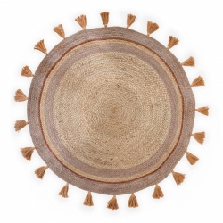 Runder Jute Teppich Sem terra