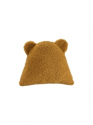 Wigiwama Boucle Teddy Br Kissen ocker