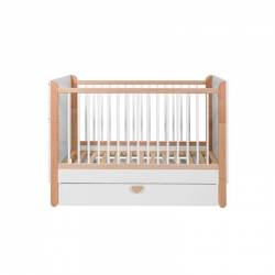 Babybett Ratata wei-natur 60x120