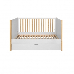 multifunktionales Babybett Tatam 70x140 wei-natur