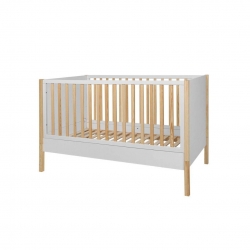 multifunktionales Babybett Tatam 70x140 wei-natur