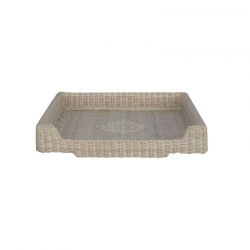 Theo Bebe Babybett Marelia Neige 60x120 wei-Rattan