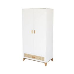 Theo Bebe Schrank Nami Neige wei-Rattan