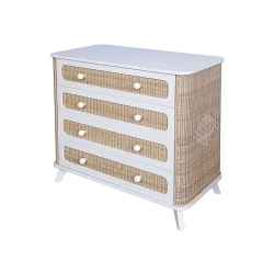 Theo Bebe Rattan Kommode Coquillage