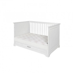 Babybett Melody wei 70x140 umbaubar