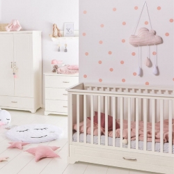 Babybett Melody wei 70x140 umbaubar