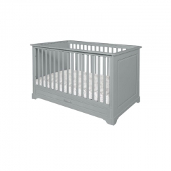 Babybett Melody grau 70x140 umbaubar