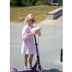 Wild&Soft Scooter / City Roller Tierkopf Einhorn rosa