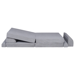 Meowbaby Premium Spielsofa Cord grau