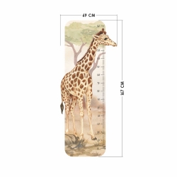 Messlatte Wandsticker Giraffe