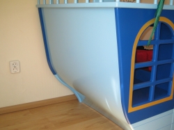 Piratenbett mit Schublade 70x160 cm