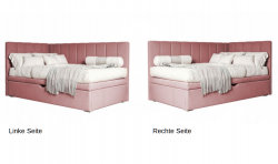Polsterbett Chase mit Bettkasten