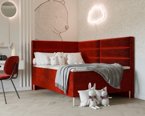 Polsterbett Milan mit Bettkasten