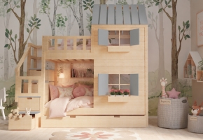 Hochbett Haus Lilly