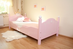 Prinzessin Bett rosa-wei