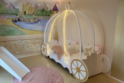 Prinzessin Bett Kutsche Krbis