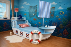 Kinderbett Schiff