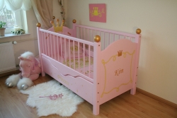 Babybett Prinzessin in rosa