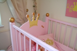 Babybett Prinzessin in rosa