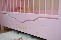 Babybett Prinzessin in rosa